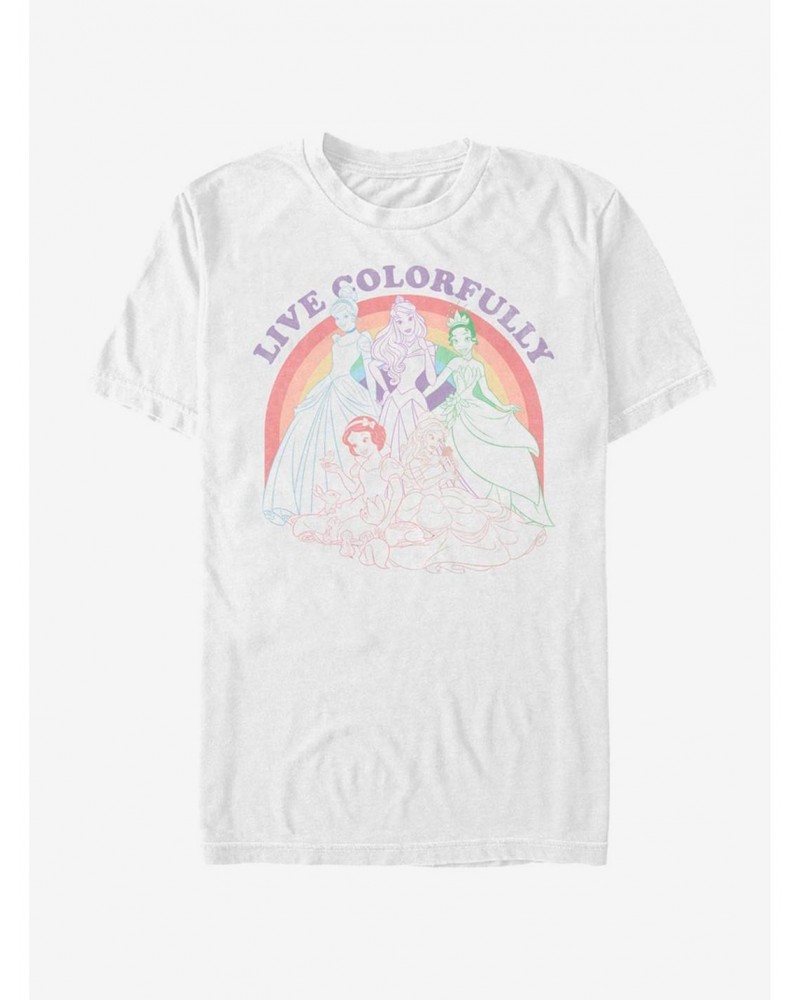 Disney Princess Rainbow Princess T-Shirt $7.41 T-Shirts