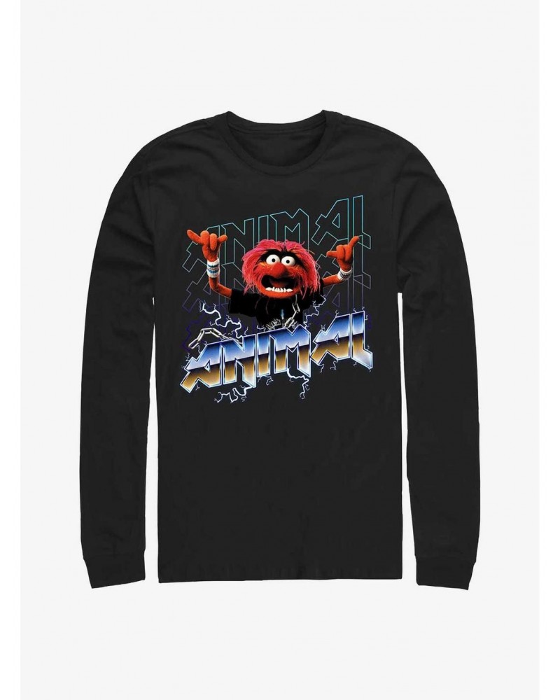 Disney The Muppets Animal Metal Long Sleeve T-Shirt $11.84 T-Shirts