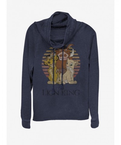 Disney The Lion King Lion King Holiday Cowl Neck Long-Sleeve Girls Top $22.45 Tops