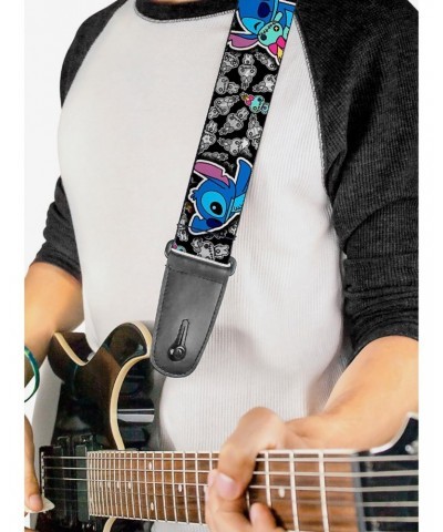 Disney Lilo & Stitch Poses Mini Scrump Scattered Guitar Strap $7.97 Guitar Straps