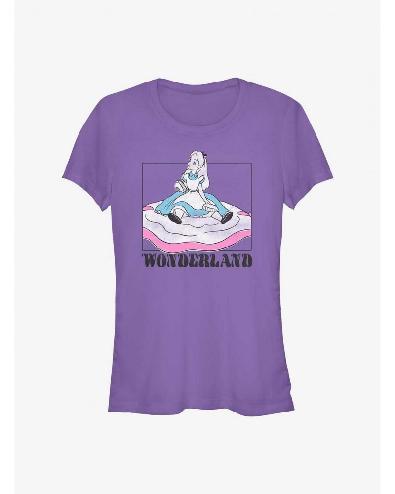 Disney Alice in Wonderland Soft Pop Wonderland Girls T-Shirt $11.95 T-Shirts