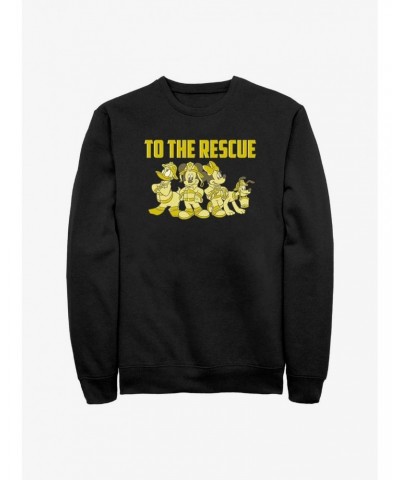 Disney Mickey Mouse Thanks Firefighters Sweatshirt $12.18 Sweatshirts