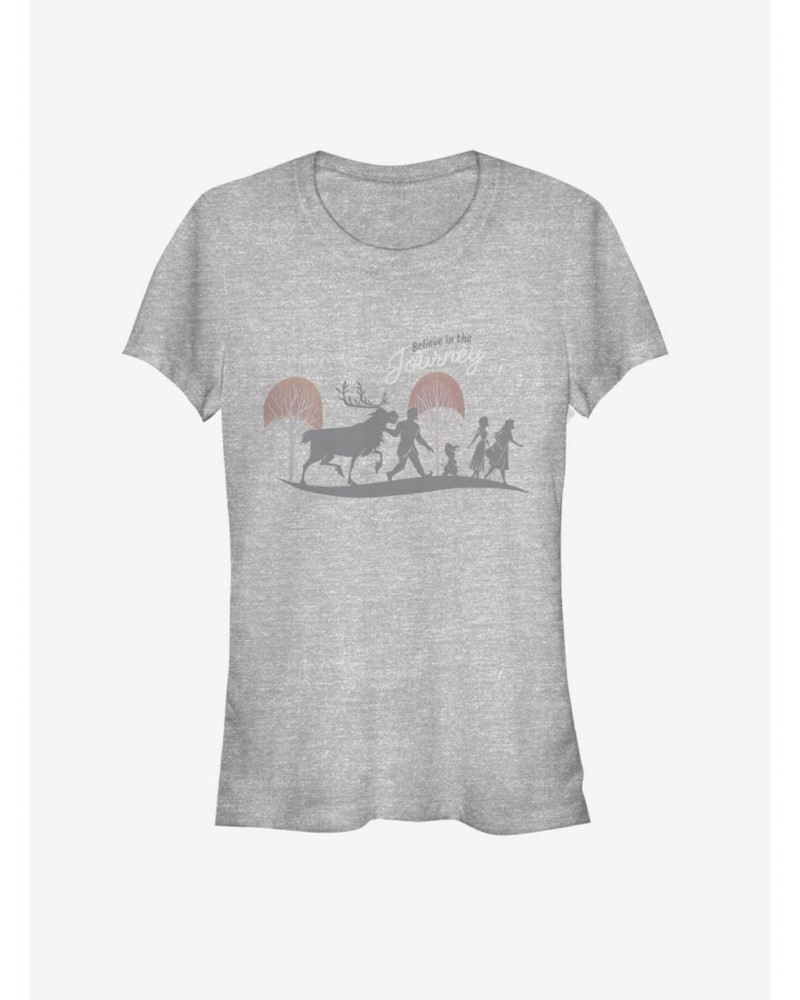 Frozen 2 Journey Walks Girls T-Shirt $7.72 T-Shirts