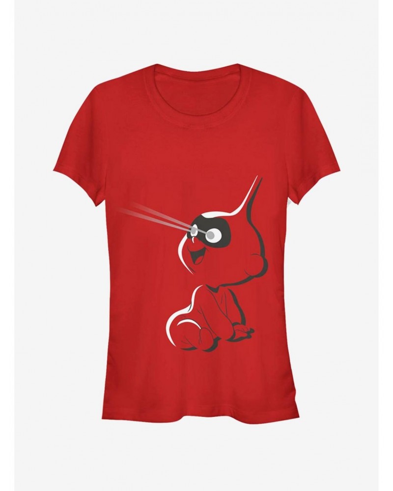 Disney Pixar The Incredibles Laser Burn Girls T-Shirt $9.21 T-Shirts