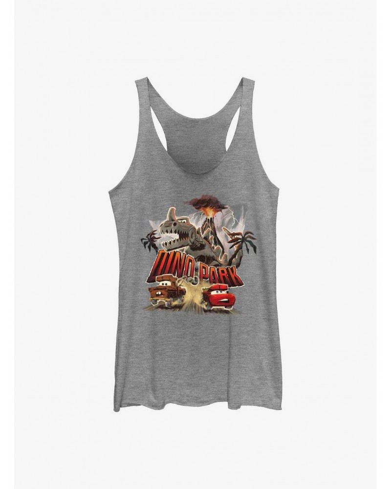 Cars Dino Poster Girls Raw Edge Tank $10.10 Tanks