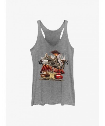 Cars Dino Poster Girls Raw Edge Tank $10.10 Tanks