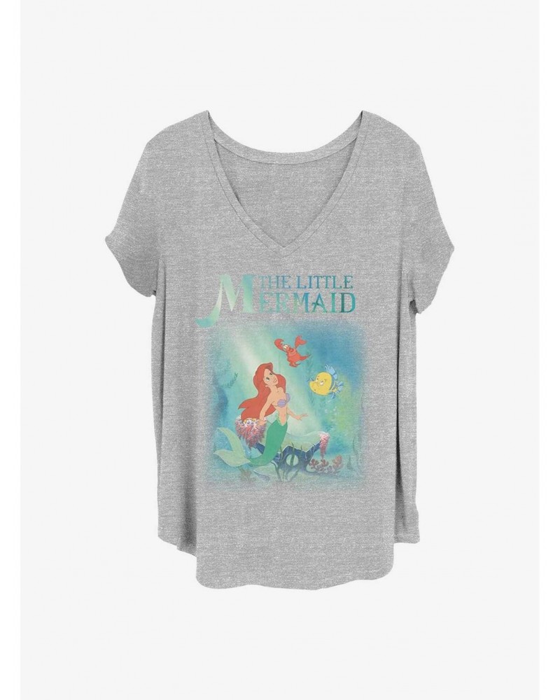 Disney The Little Mermaid Trio Girls T-Shirt Plus Size $9.25 T-Shirts