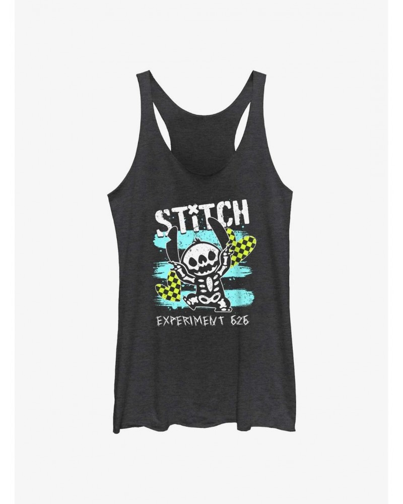 Disney Lilo & Stitch Emo Skelestitch Girls Tank $10.88 Tanks