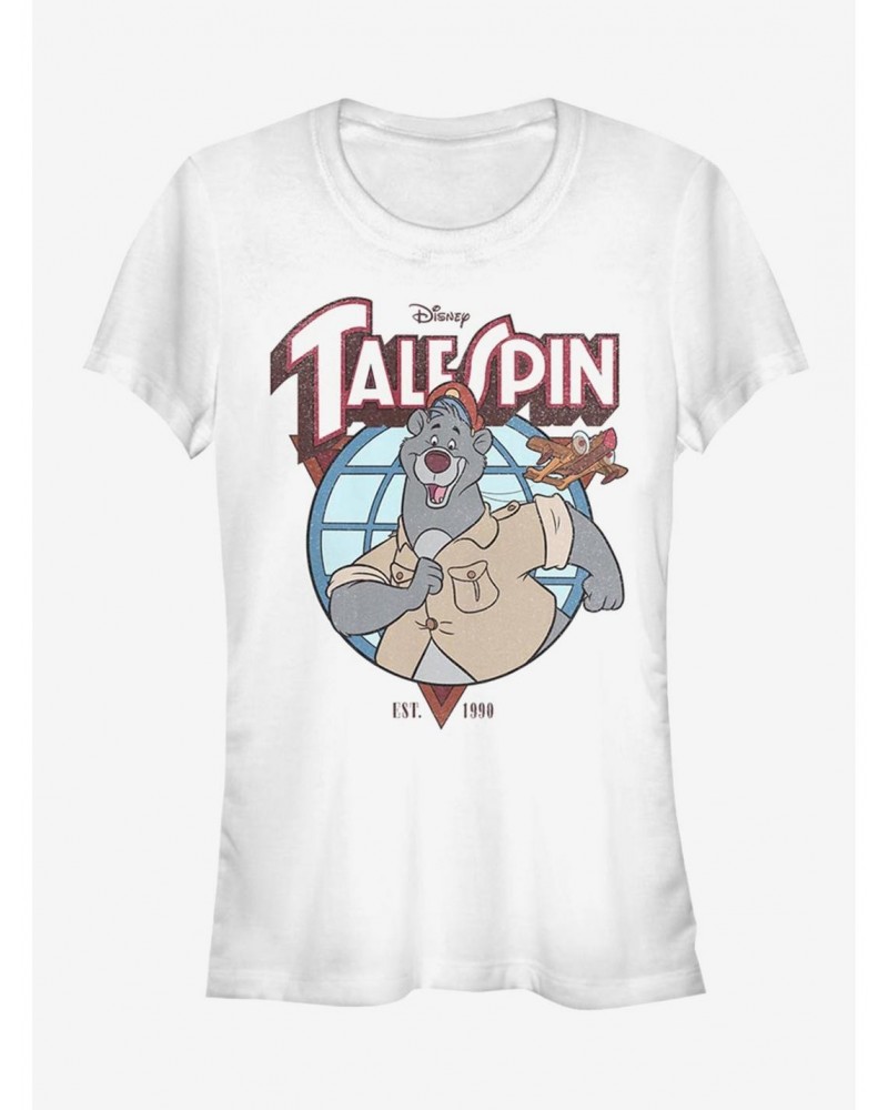 Disney TaleSpin Baloo Badge Girls T-Shirt $10.96 T-Shirts