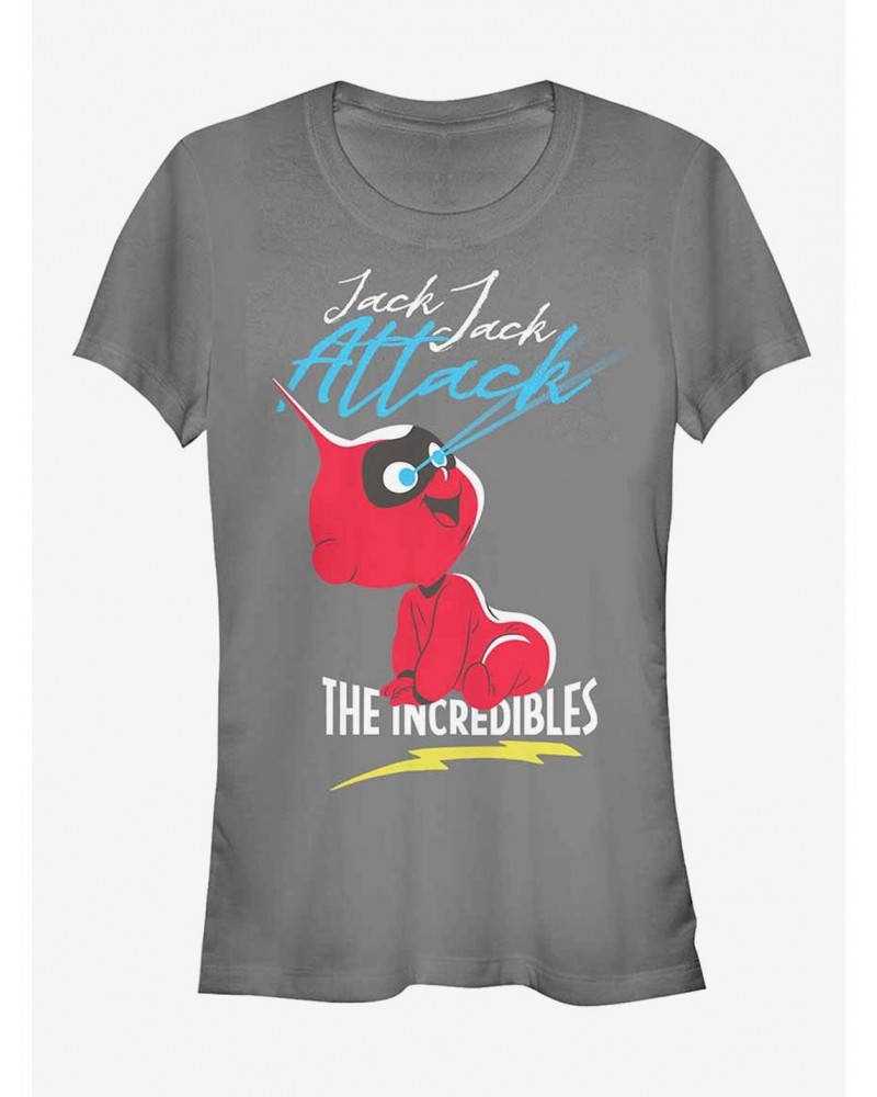 Disney Pixar The Incredibles Jack-Jack Attack Girls T-Shirt $8.22 T-Shirts