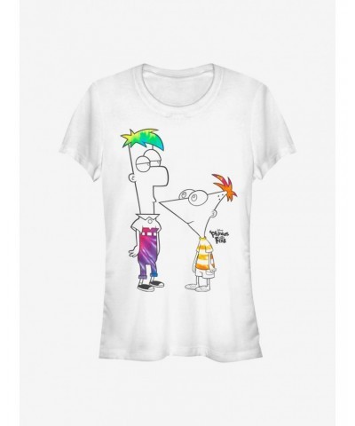 Disney Phineas And Ferb Boys Of Tie Dye Girls T-Shirt $11.21 T-Shirts