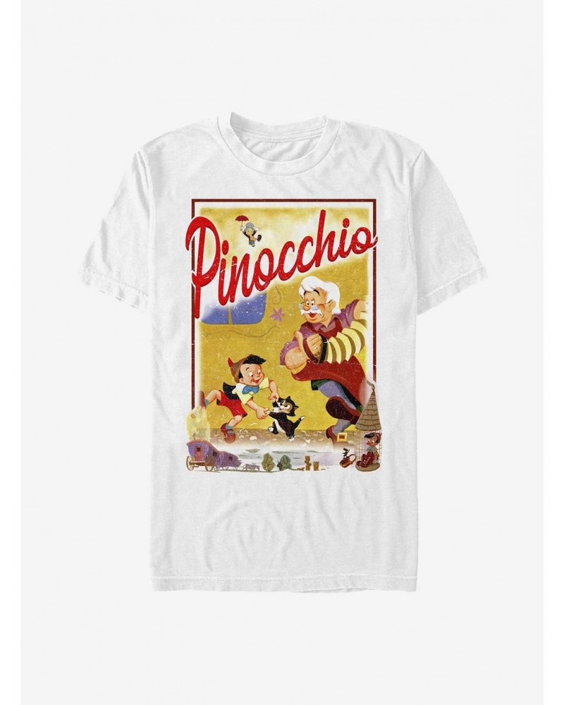 Disney Pinocchio Storybook Poster T-Shirt $11.95 T-Shirts