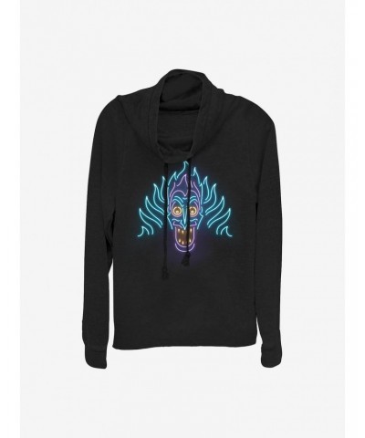 Disney Villains Neon Hades Cowlneck Long-Sleeve Girls Top $14.37 Tops