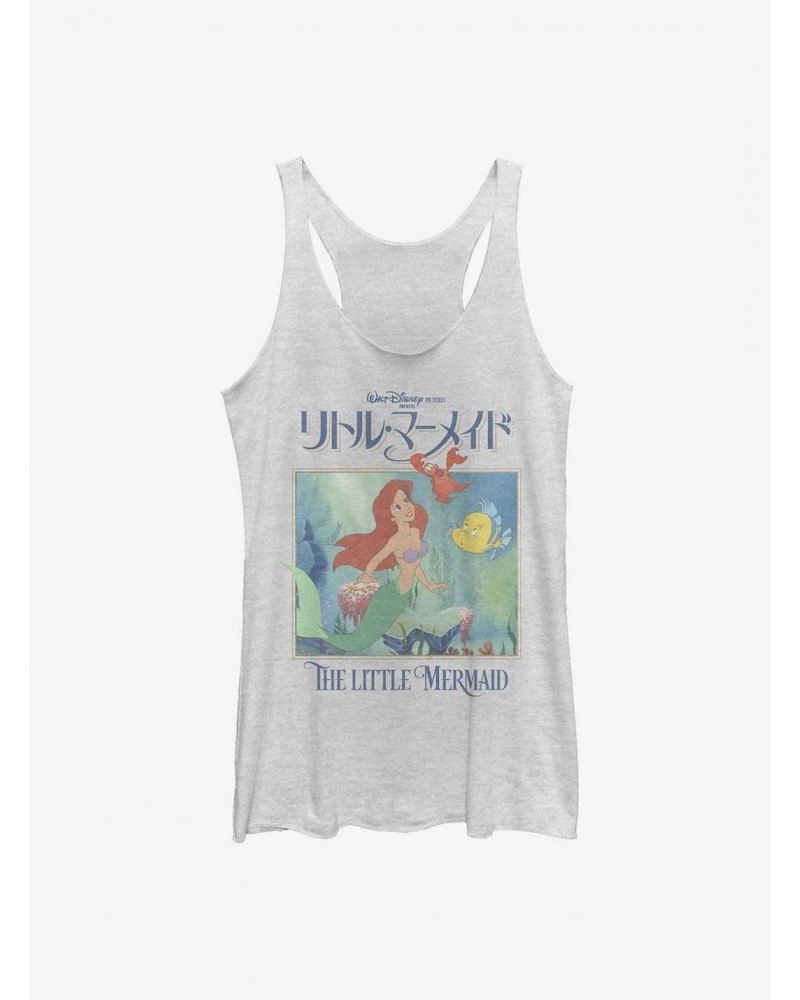 Disney The Little Mermaid In Japanese Poster Girls Tank $10.88 Tanks