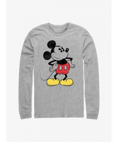 Disney Mickey Mouse Classic Vintage Mickey Long-Sleeve T-Shirt $11.52 T-Shirts