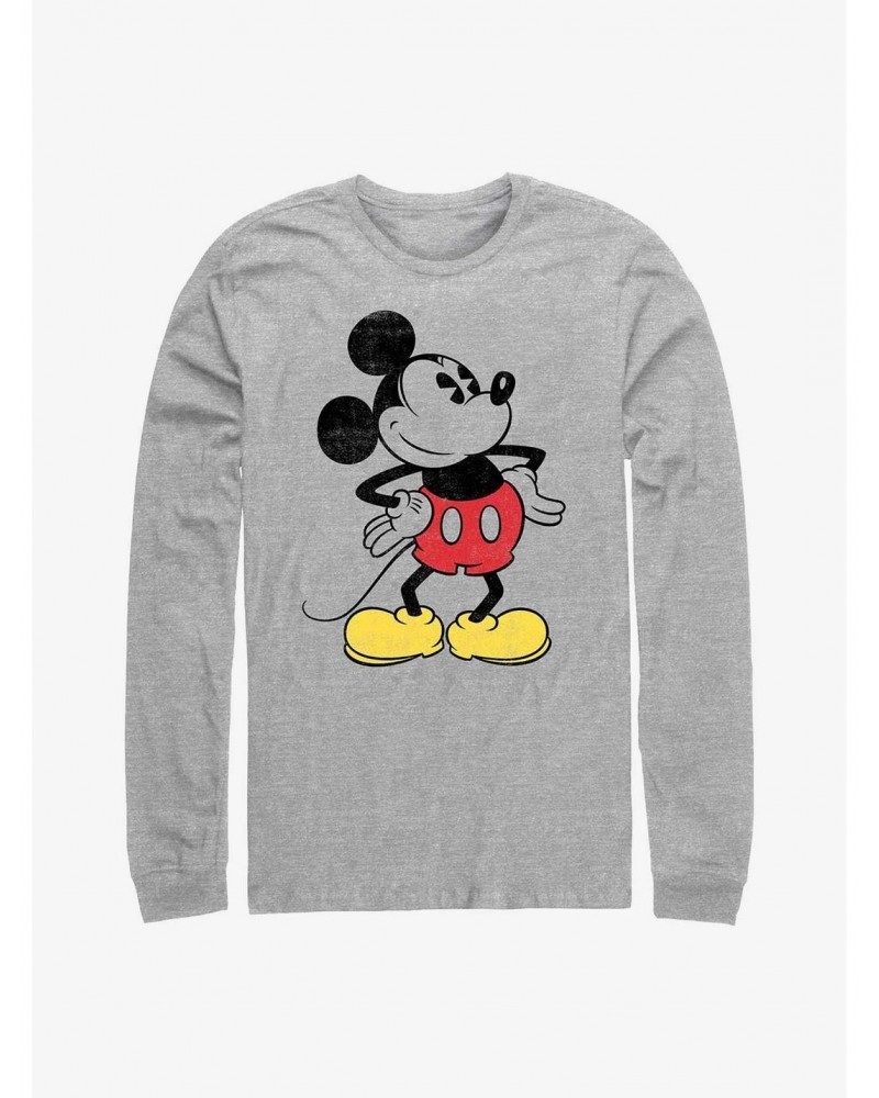 Disney Mickey Mouse Classic Vintage Mickey Long-Sleeve T-Shirt $11.52 T-Shirts