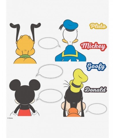 Disney Mickey Mouse And Friends Peel And Stick Wall Decals With Dry Erase $8.32 Decals