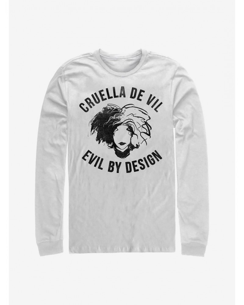 Disney Cruella Evil By Design Long-Sleeve T-Shirt $9.87 T-Shirts