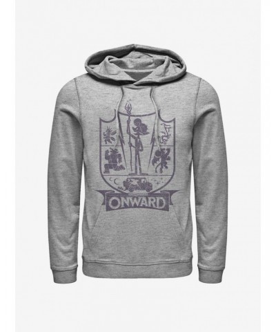 Disney Pixar Onward Char Badge Hoodie $21.55 Hoodies