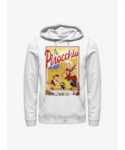 Disney Pinocchio Storybook Poster Hoodie $14.82 Hoodies