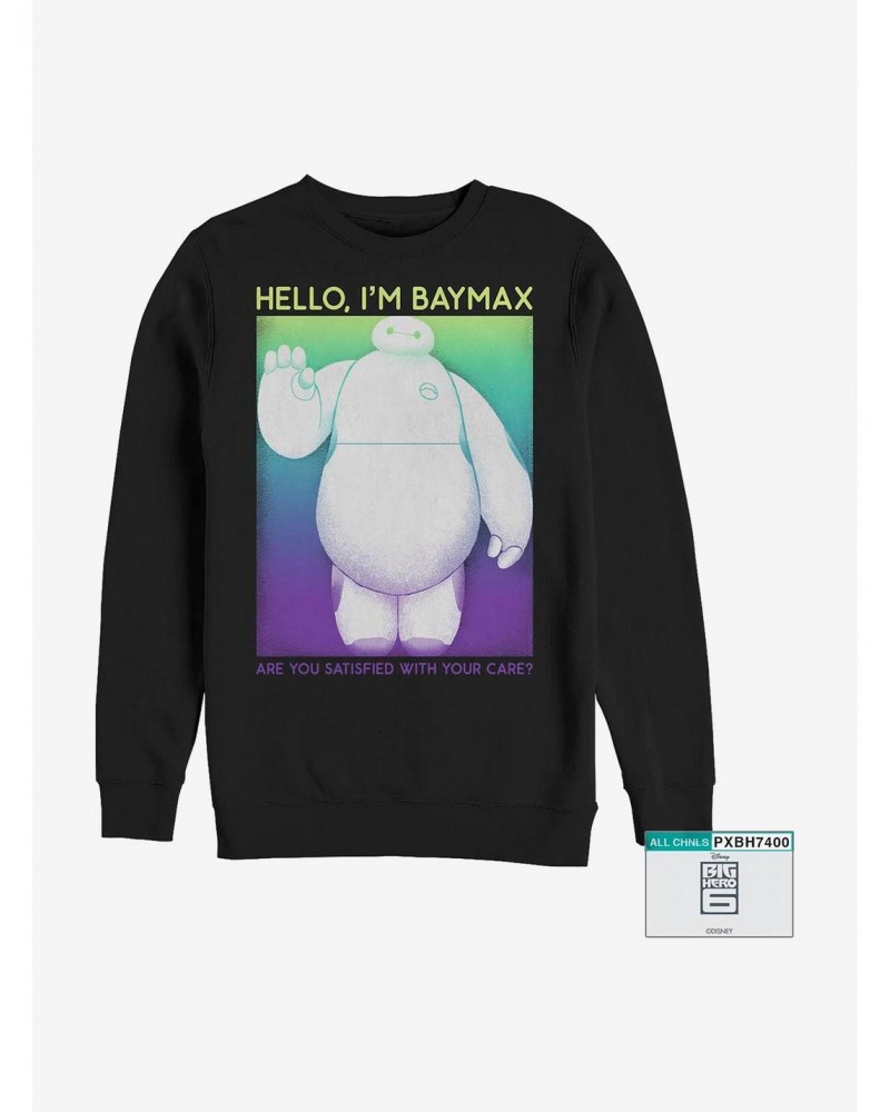 Disney Big Hero 6 Baymax Wave Crew Sweatshirt $17.34 Sweatshirts