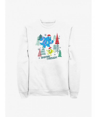 Disney Pixar Monsters University Dashing Through Crew Sweatshirt $16.61 Sweatshirts