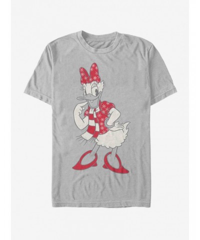 Disney Daisy Duck Holiday Snowflaked Daisy T-Shirt $9.56 T-Shirts