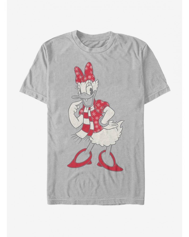 Disney Daisy Duck Holiday Snowflaked Daisy T-Shirt $9.56 T-Shirts