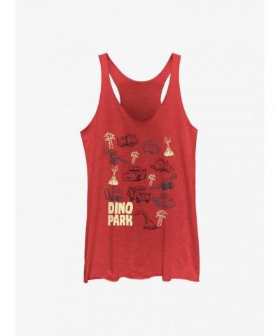 Cars Dino Jumble Girls Raw Edge Tank $9.32 Tanks