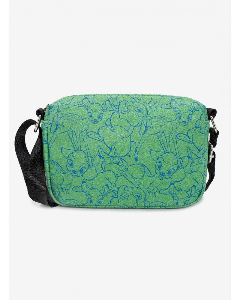 Disney Bambi And Thumper Outline Poses Stacked Cross Body Bag $9.12 Bags