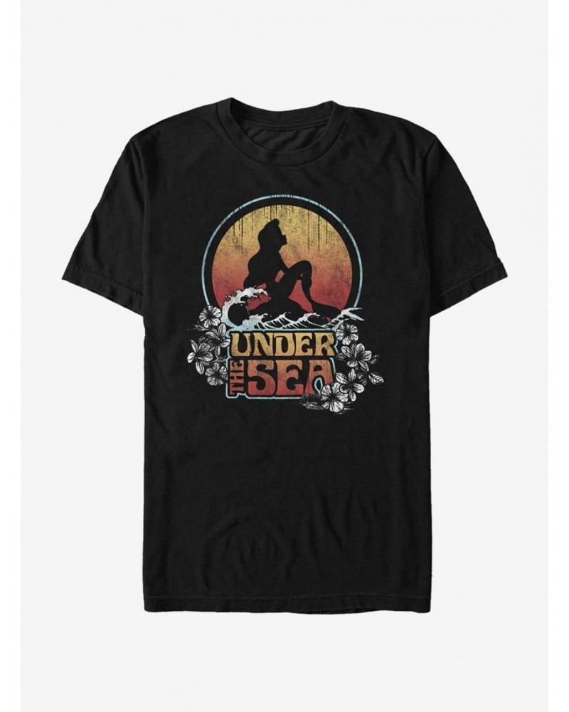 Disney Little Mermaid Under The Sunset T-Shirt $10.52 T-Shirts