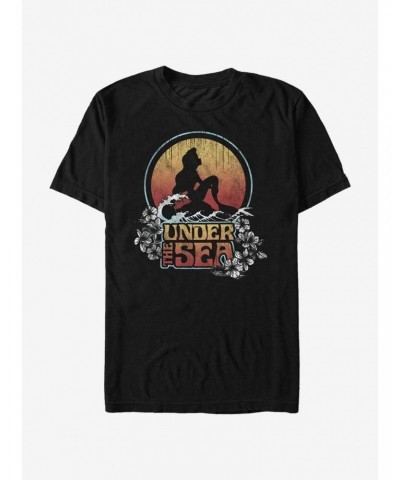 Disney Little Mermaid Under The Sunset T-Shirt $10.52 T-Shirts