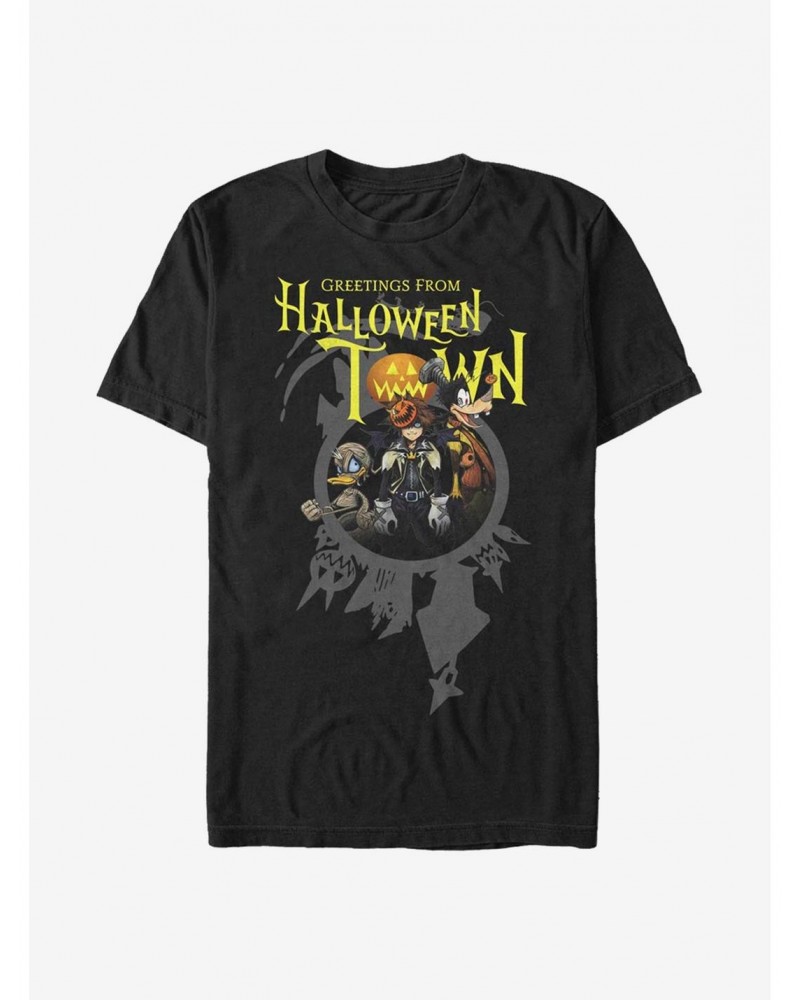 Disney Kingdom Hearts Greetings Halloween Town T-Shirt $10.28 T-Shirts