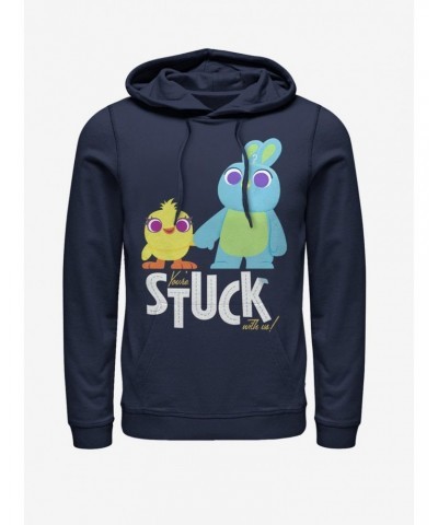 Disney Pixar Toy Story 4 Stuck With Us Navy Blue Hoodie $22.00 Hoodies