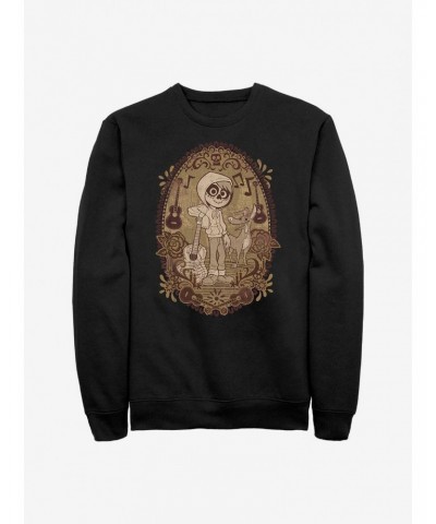 Disney Pixar Coco Miguel Portrait Crew Sweatshirt $18.08 Sweatshirts