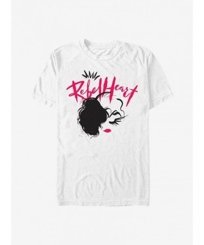 Disney Cruella Rebel Heart T-Shirt $10.99 T-Shirts