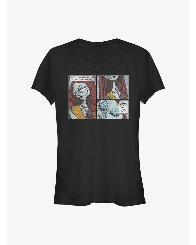 Disney The Nightmare Before Christmas Sally Comic T-Shirt $9.46 T-Shirts