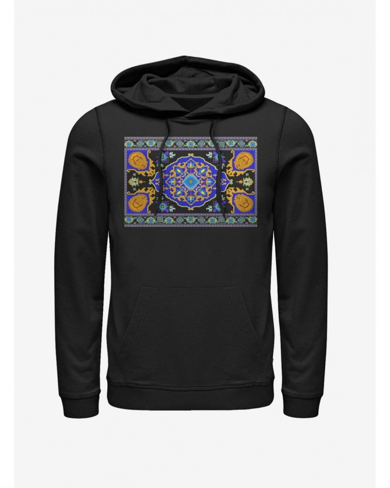 Disney Aladdin 2019 Magic Carpet Panel Print Hoodie $18.41 Hoodies