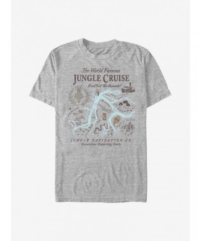 Disney Jungle Cruise Map T-Shirt $7.65 T-Shirts