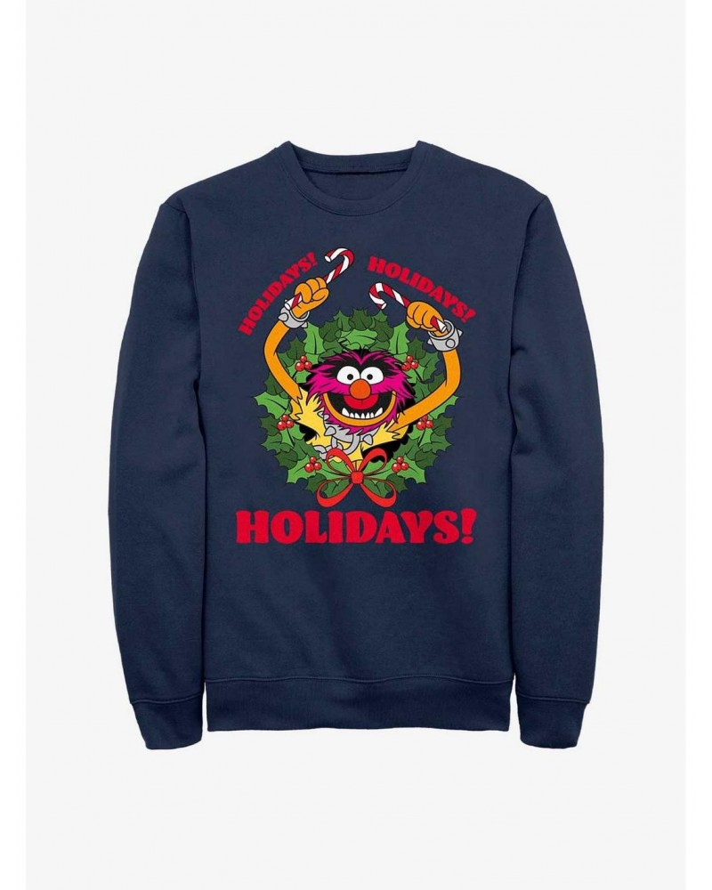 Disney The Muppets Animal Holiday Sweatshirt $11.07 Sweatshirts