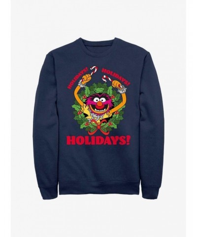 Disney The Muppets Animal Holiday Sweatshirt $11.07 Sweatshirts