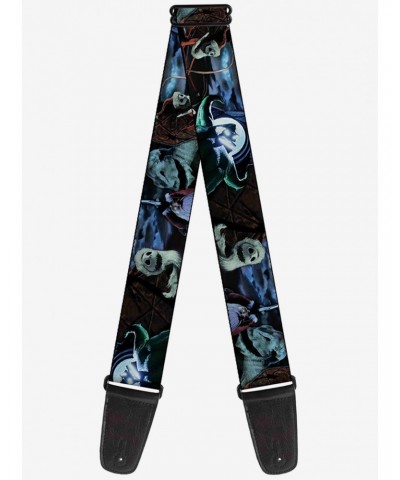 The Nightmare Before Christmasjack Oogie Boogie Santa Scene Guitar Strap $8.96 Guitar Straps