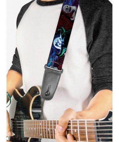 The Nightmare Before Christmasjack Oogie Boogie Santa Scene Guitar Strap $8.96 Guitar Straps