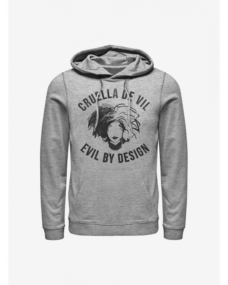 Disney Cruella Evil By Design Hoodie $17.96 Hoodies