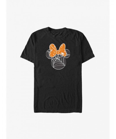 Disney Minnie Mouse Spider Web Bow Big & Tall T-Shirt $13.75 T-Shirts