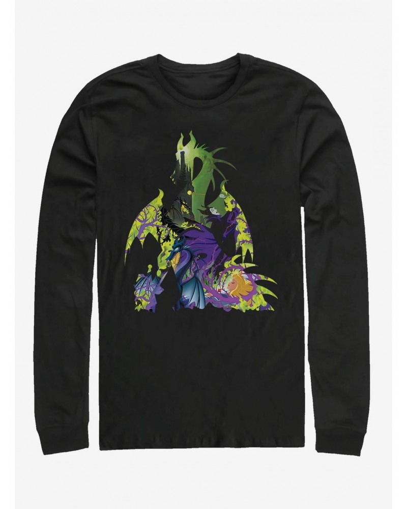 Disney Sleeping Beauty Dragon Form Long-Sleeve T-Shirt $13.49 T-Shirts