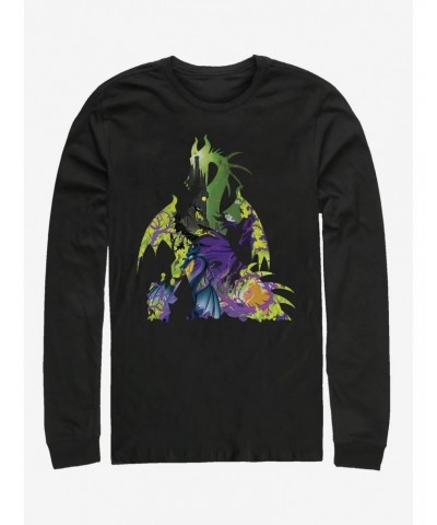 Disney Sleeping Beauty Dragon Form Long-Sleeve T-Shirt $13.49 T-Shirts