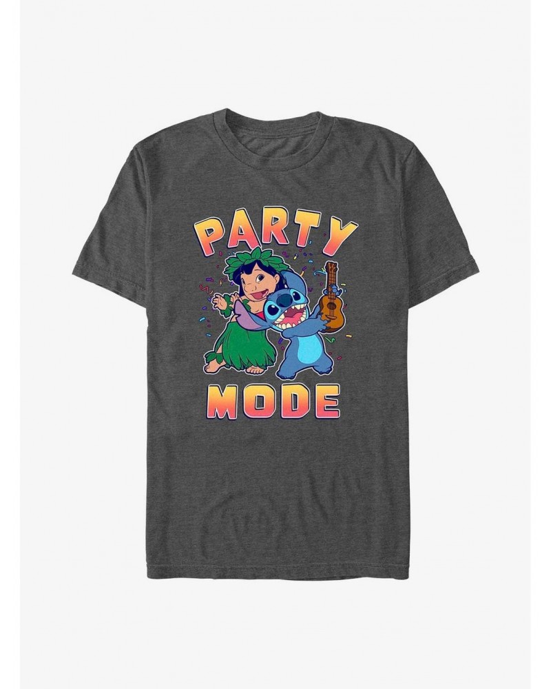 Disney Lilo & Stitch Party Mode T-Shirt $10.76 T-Shirts