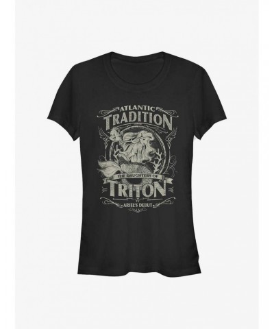 Disney The Little Mermaid Atlantic Tradition The Daughters of Triton Girls T-Shirt $9.71 T-Shirts