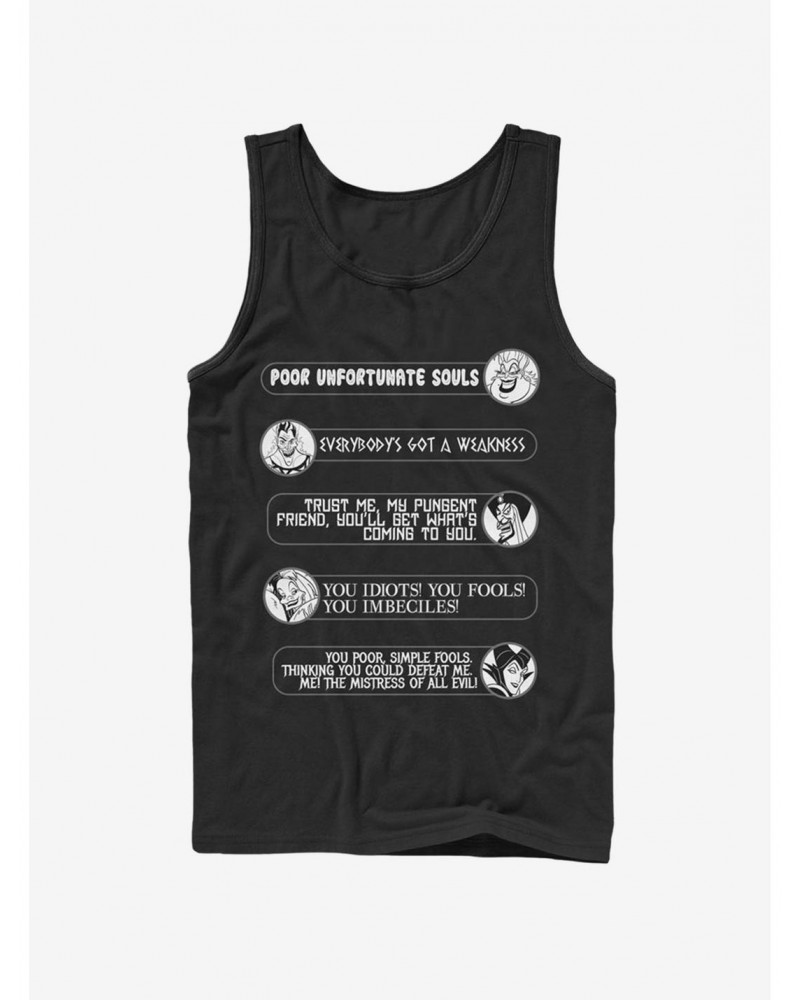 Disney Villains Villain Quotes Tank $9.21 Tanks